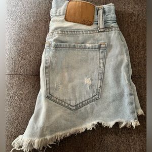 Aeropostale High Rise Shorty Jean shorts- Size 0